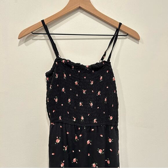 Abercrombie Kids Floral Romper Black Size 11/12 - Picture 2 of 7